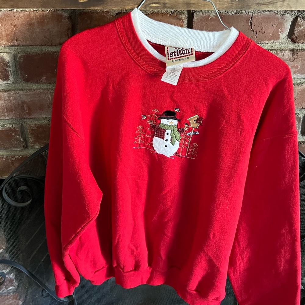 Vintage snowman ⛄️‎ Christmas sweater
